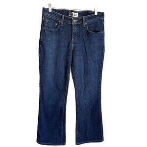 Signature Levi Strauss & Co Low Rise Bootcut Jeans Women's 8 Med Wash Blue Denim